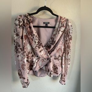 Express peplum blouse